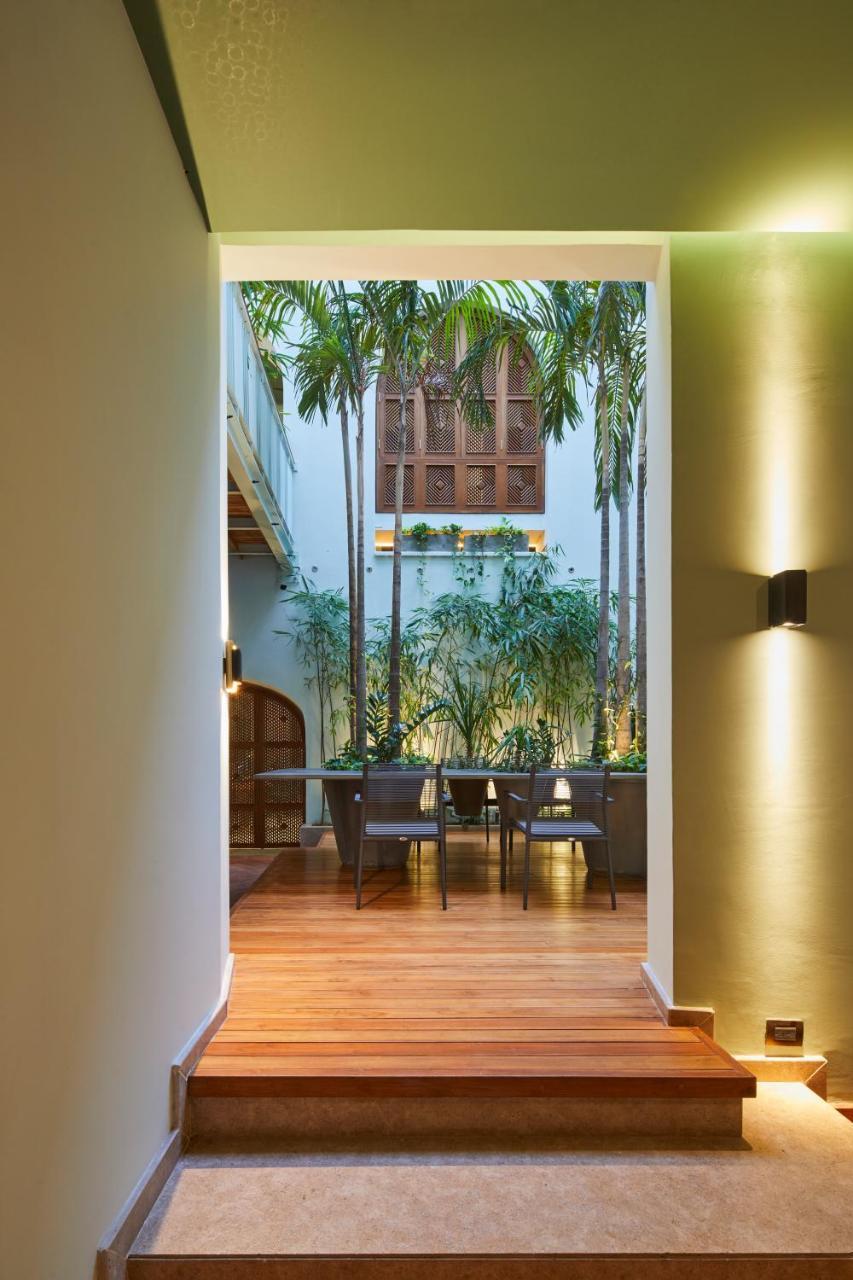 Hotel Boutique Casona Del Colegio Cartagena Exterior foto Interior of the restaurant